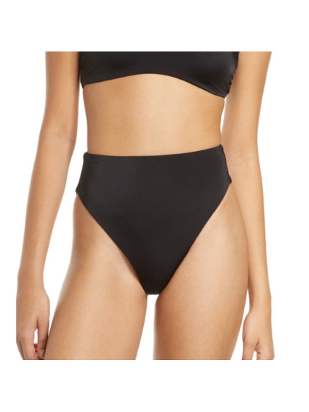 Chelsea28 Black High-Waist Bikini Bottom
